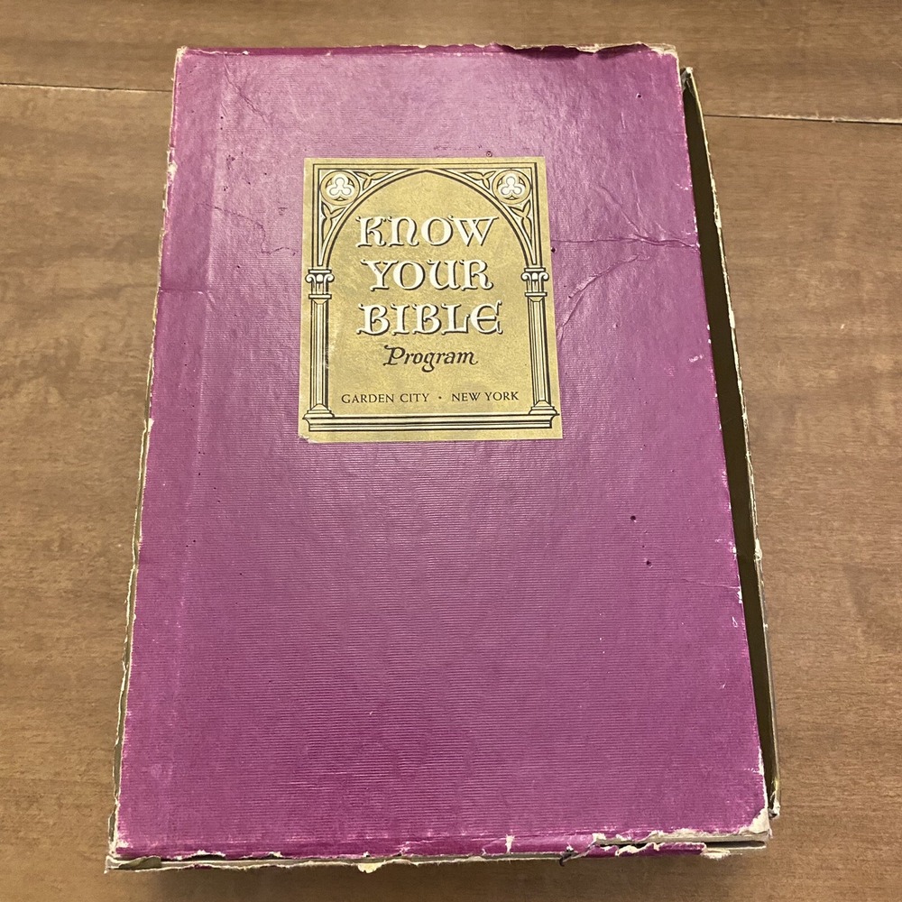 American Geographical Society KNOW YOUR BIBLE PROGRAM 6 Books